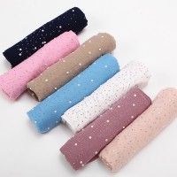 hot sale head scarf hijab beautiful fashion scarf for lady 0319019