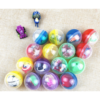 promotional vending machine plastic capsule egg with toy inside for kids 5.0*5.0cm