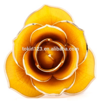 Colorful golden rose 24K GOLD dipped plating real rose forever love best Valentine's day gift/NOVELTY BEST MOTHER DAY GIFT